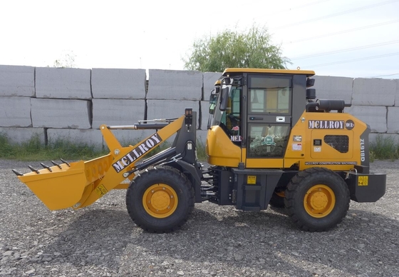 Articulated Farm Wheel Loader , Front Loading Shovel Multifunctional