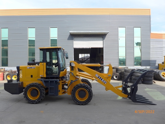 2000kg 2500kg Load Mini Wheel Loader Air Brake Articulated