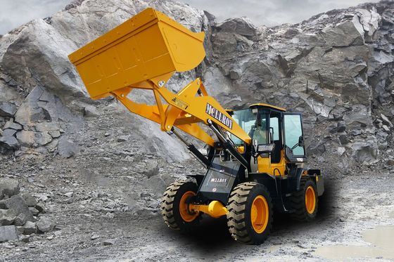 Machanical Joystick Small Wheel Loaders 2500kg Operating Large Hub Axle Wheel Shovel Loader