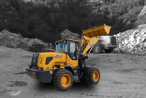 45km/h Small Wheel Loaders Rated Power Up To 81 KW For Construction Sites