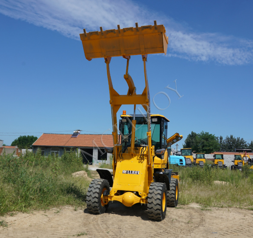 1.5 Ton 1.5 T 1500Kg Mini Wheel Loader Disc Brake Front End Wheel Loader