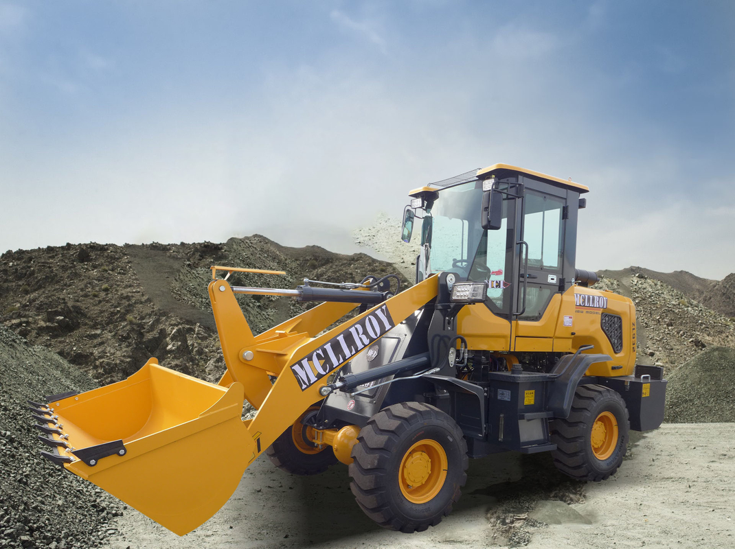 Powerful 60kW 2400RPM Wheel Loader Machine EU Stage II Emissions