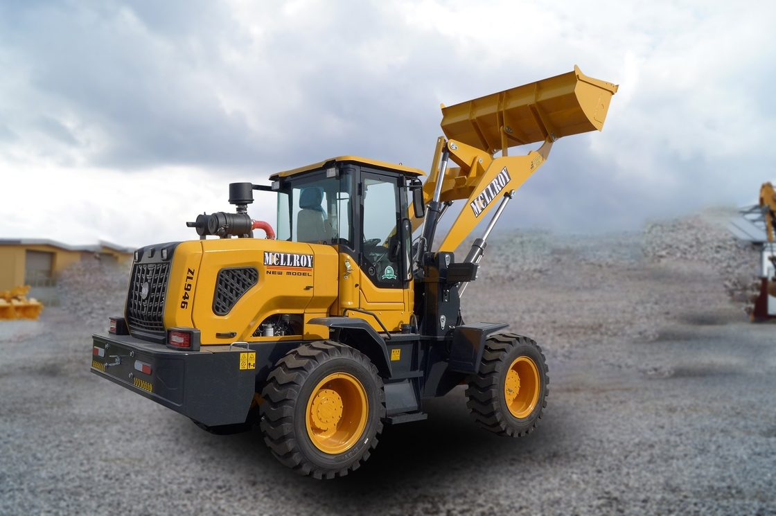 45km/h Small Wheel Loaders Rated Power Up To 81 KW For Construction Sites