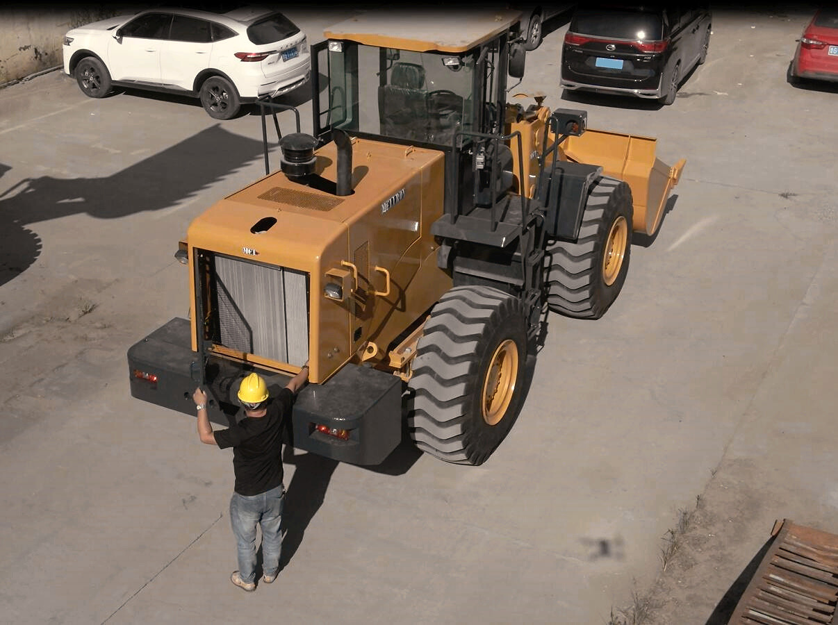 Medium Articulated 5 Ton Wheel Loader Machine For Industrial Construction