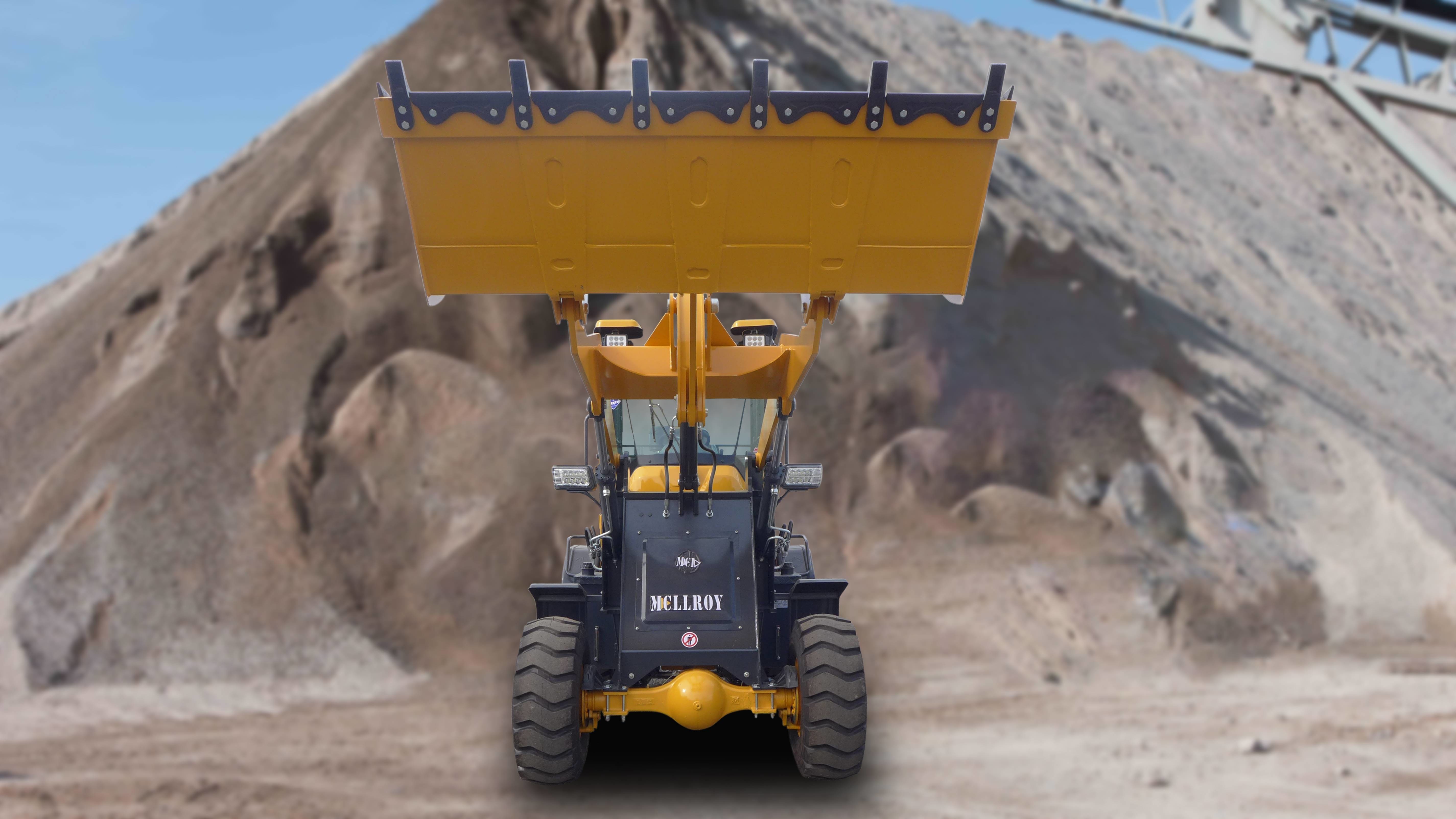 3900kg Operating Wheel Loader Machine Dust Environment Ready Powerful