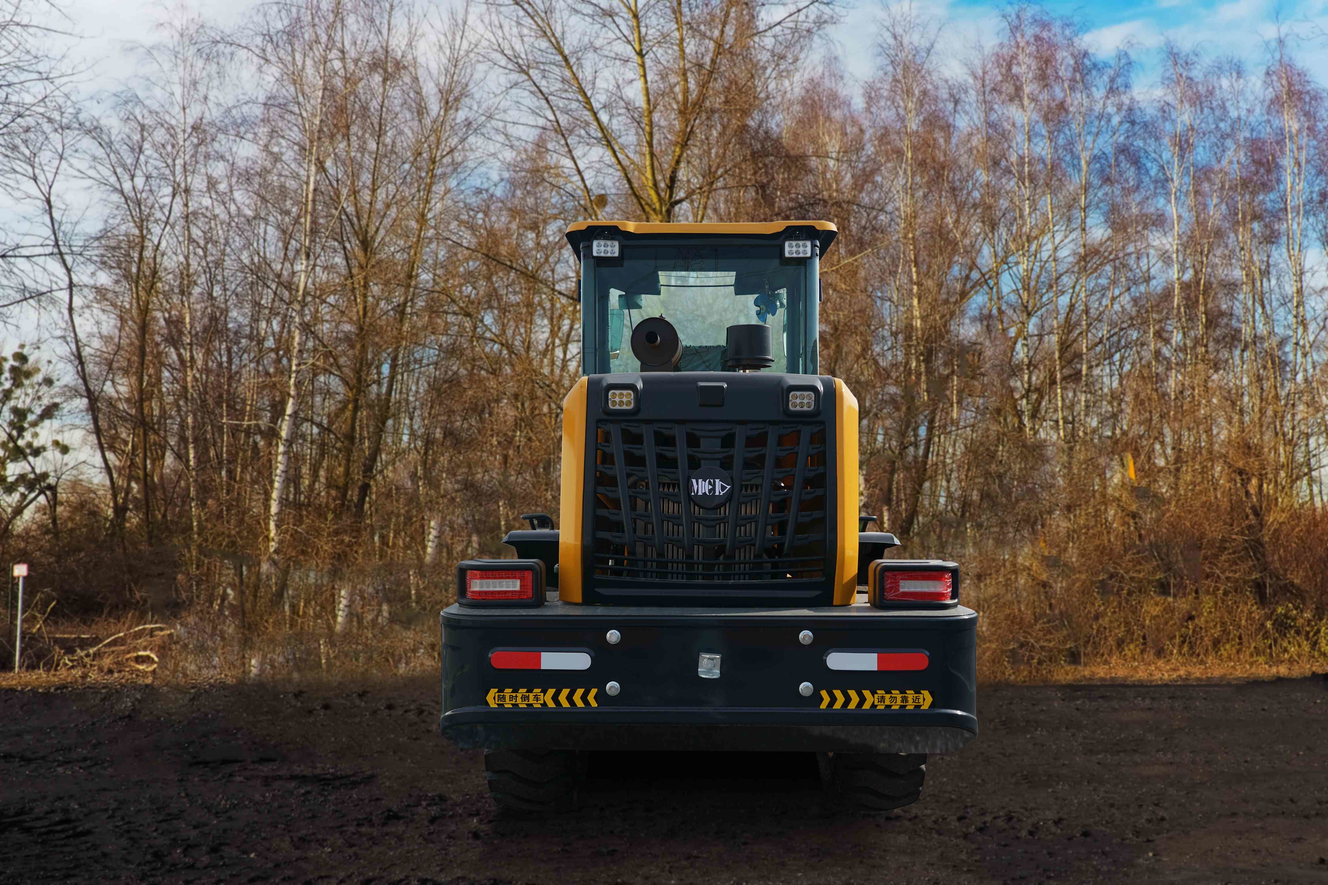 EU Stage II Compact Wheel Loaders 1.2m3 Bucket Large Hub Reduction Axle