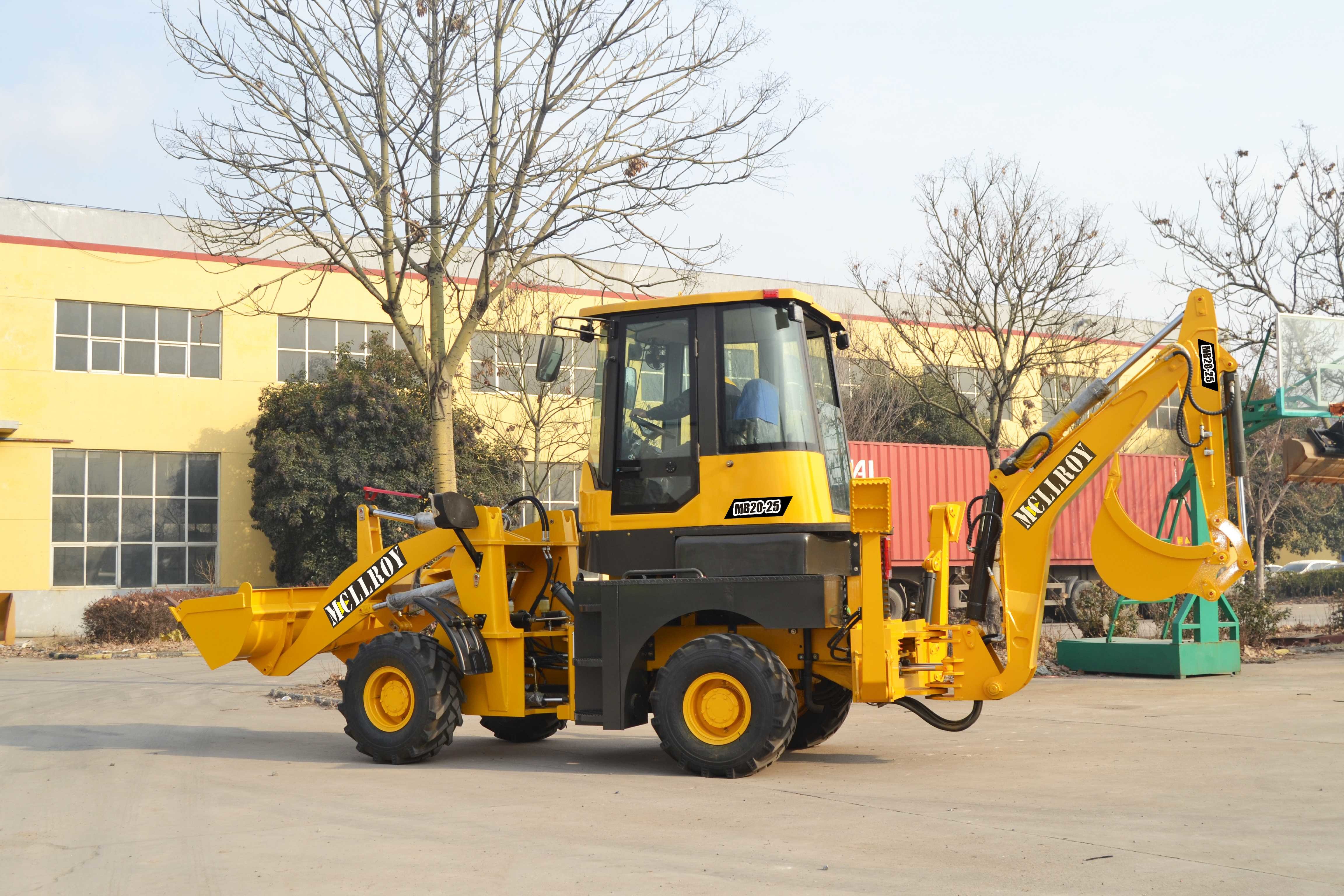 Articulated Small Backhoe Loader MCLLROY MB20-25  2.5M Max. Digging Depth 2000kg Rated Load